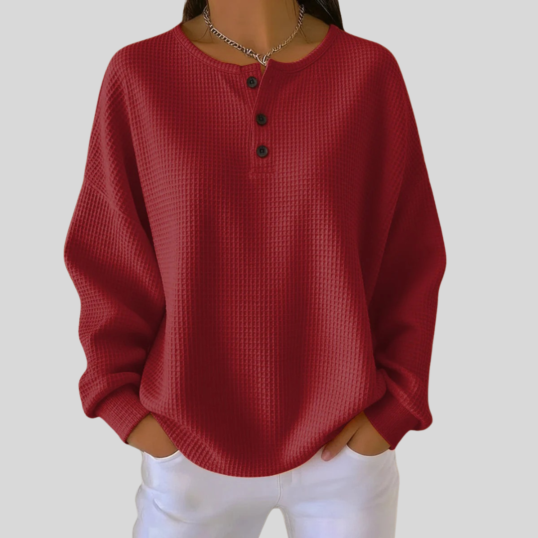 ANNA™ | STYLOWA BLUZA Z KOŁNIERZYKIEM