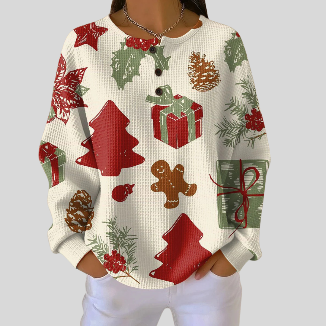 OLGA™ | SWETER ŚWIĄTECZNY