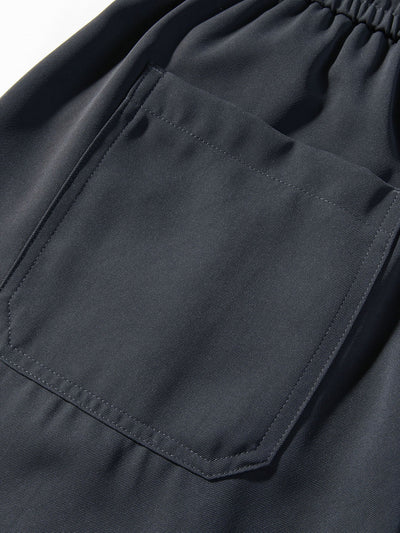 Spodnie proste z pojedynczym zakładką i sznurkiem