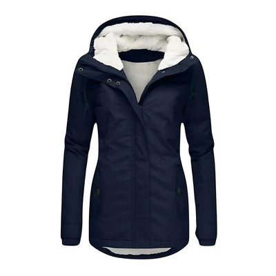 Juliandra | Ciepła Zimowa Kurtka z Kapturem