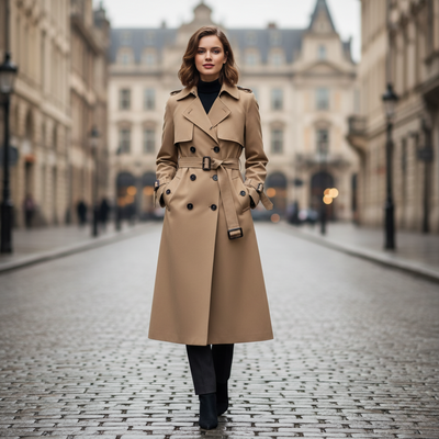 Heike | Wszechstronny Płaszcz Trencz dla Kobiet