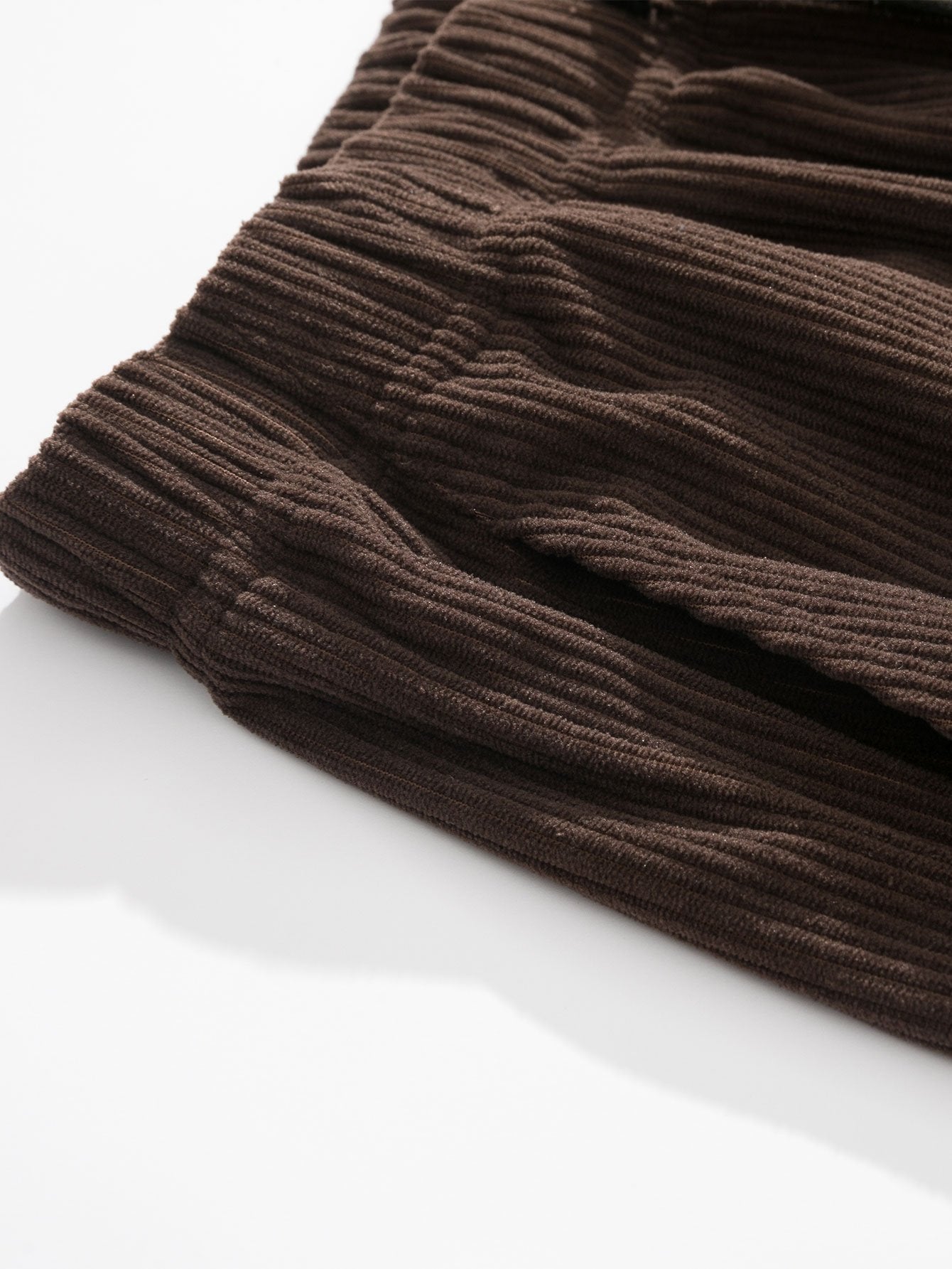 Spodnie dresowe z sznurkiem z materiału sztruksowego