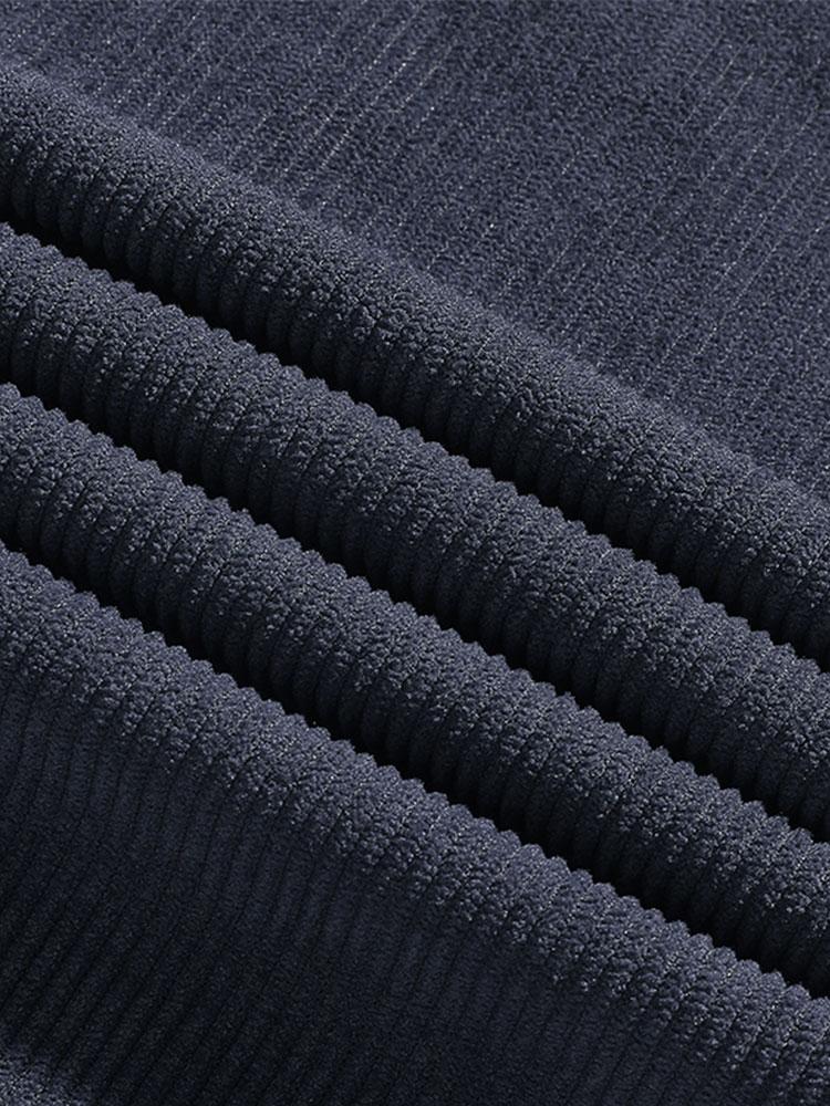 Spodnie dresowe z paskiem po bokach z korduroy