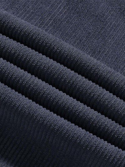 Spodnie dresowe z paskiem po bokach z korduroy