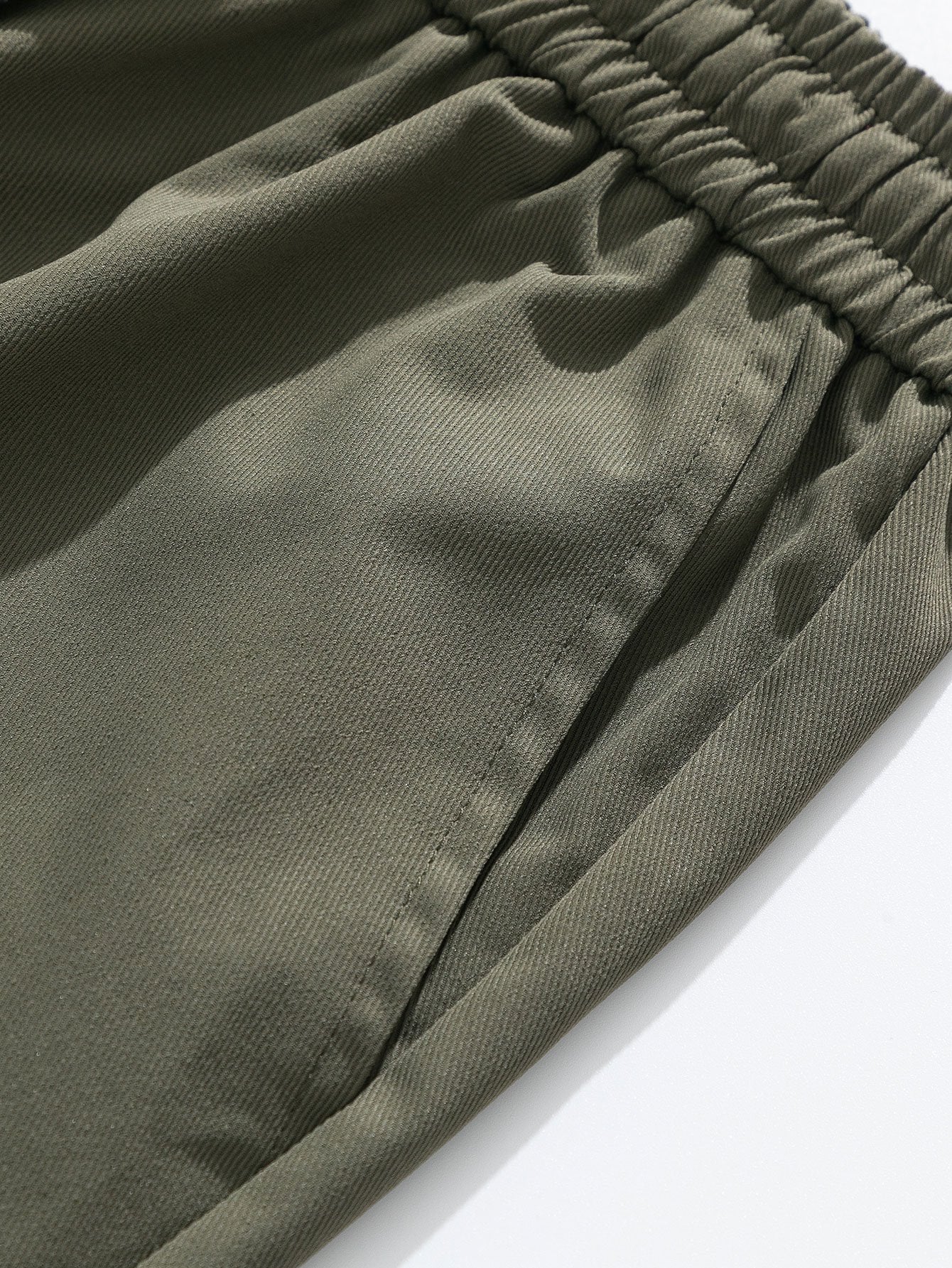 Spodnie cargo z troczkami