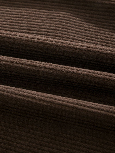 Spodnie dresowe z sznurkiem z materiału sztruksowego